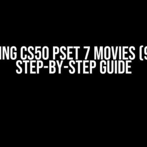 Mastering CS50 PSet 7 Movies (9.sql): A Step-by-Step Guide