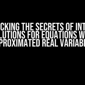 Unlocking the Secrets of Integer Solutions for Equations with Approximated Real Variables